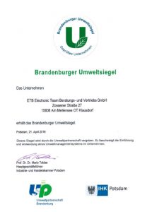 Brandenburger Umweltsiegel