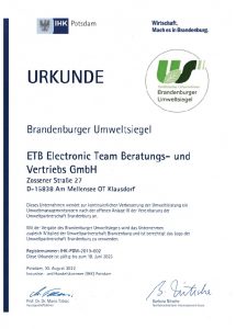 Brandenburger Umweltsiegel